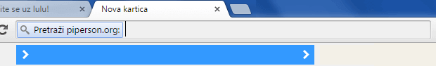 Chrome search